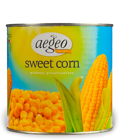 Canned ready meals & Vegetables Corn 3kg