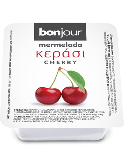 Μαρμελάδα Bonjour cherry 20gr