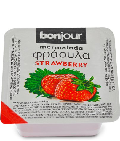 Μαρμελάδα Bonjour φράουλα 20gr