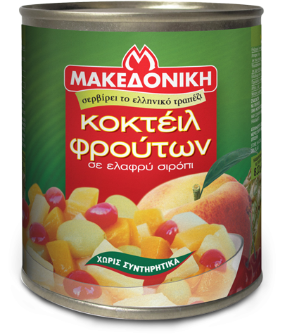 Canned Fruit Cocktail in light syrup 288gr