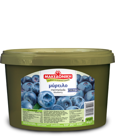 Fruit Jam Blueberry 65% Fruit 4kg