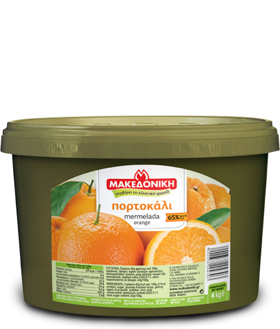 Fruit Jam Orange 65% Fruit 4kg