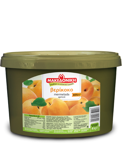 Fruit Jams Apricot 65% 4kg