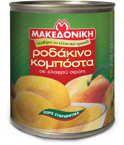 Canned Fruit Peach in light syrup  288gr