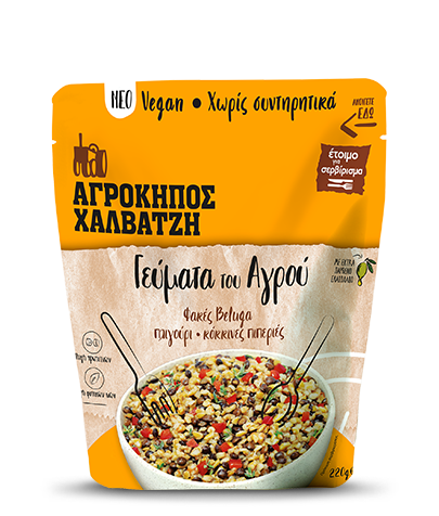 BLACK-EYED BEANS, WHEAT, PEAS & TOMATO 220g